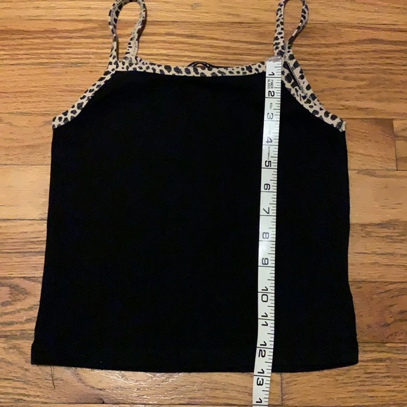 Brandy Melville cheetah print black tank crop - Picture 5 of 5
